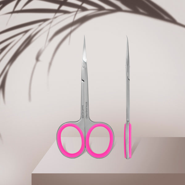 STALEKS SMART 41 Typ 3 – Haken-Nagelhautschere mit Silikonringen – Edelstahl
