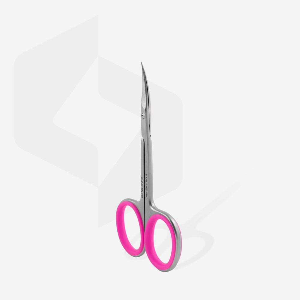 STALEKS SMART 40 Typ 3 – Nagelhautschere mit Silikongriffen – Edelstahl