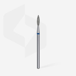 STALEKS Hartmetallfräser Pinienzapfenform – 6 mm – rot – für Maniküre & Pediküre