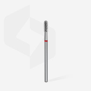 STALEKS Diamant-Fräser Rounded Cylinder – FA30R023/6.5 – rot – 2,3 mm – für Feinarbeiten an Haut & Nägeln