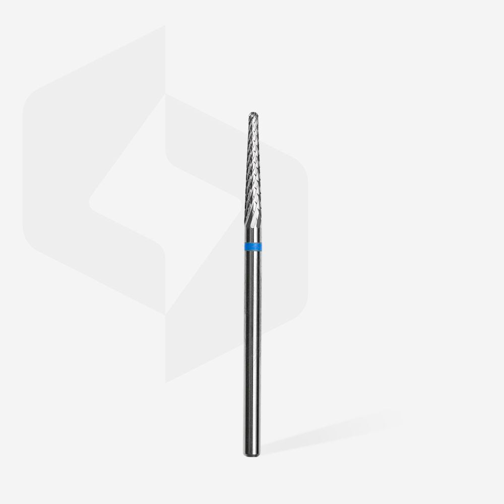 STALEKS Cone Blue Hartmetall-Fräser – Modell FT71B023/14 – 2,3 mm – kegelförmig – für Maniküre & Pediküre