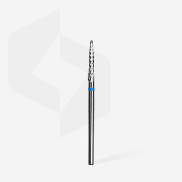 STALEKS Cone Blue Hartmetall-Fräser – Modell FT71B023/14 – 2,3 mm – kegelförmig – für Maniküre & Pediküre
