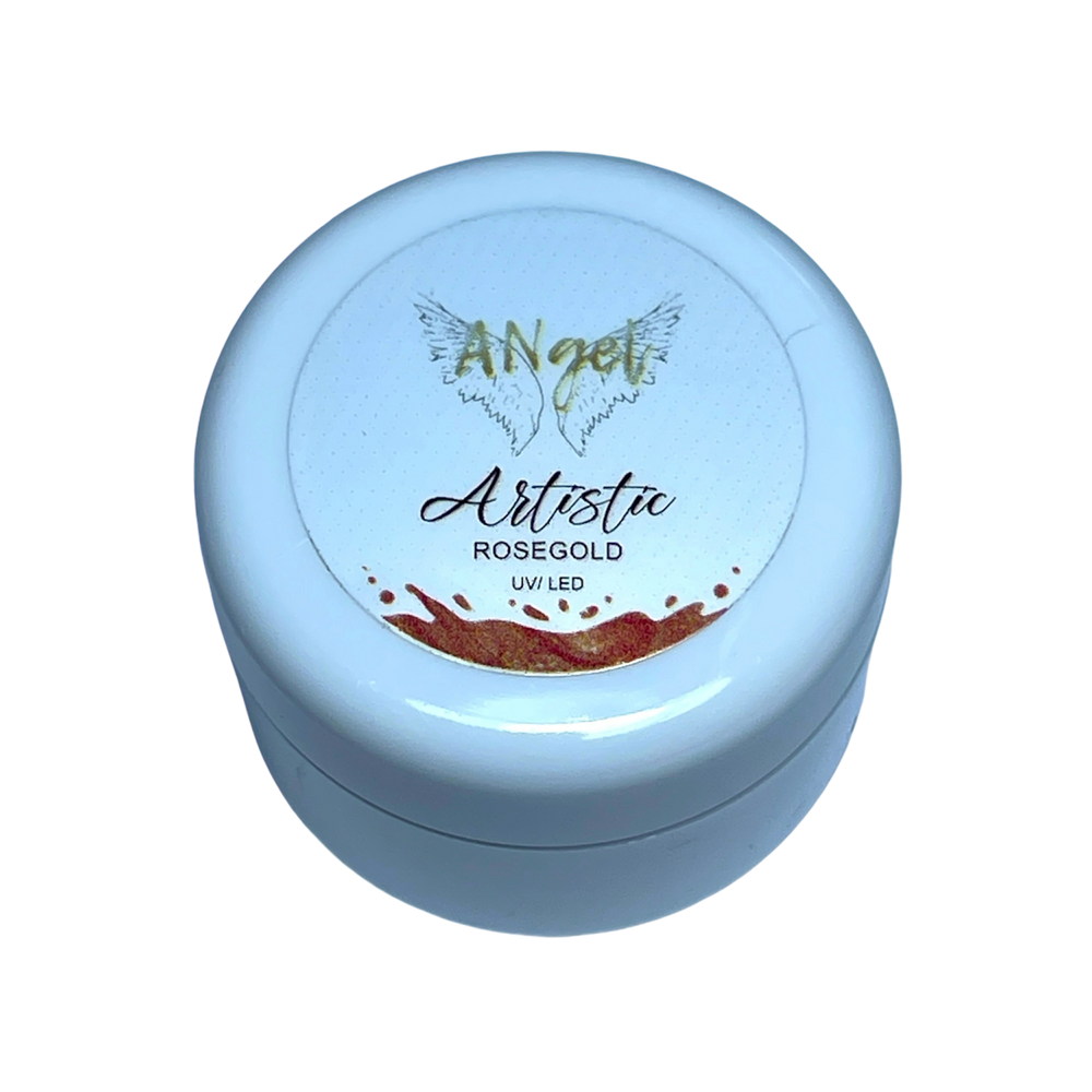 Artistic RoseGold Nailart-Gel – Metallic Rosé – TPO- & HEMA-frei – 5ml