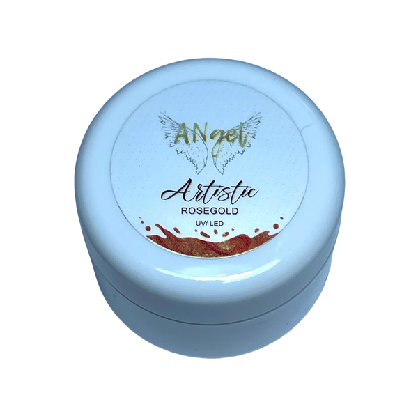 Artistic RoseGold Nailart-Gel – Metallic Rosé – TPO- & HEMA-frei – 5ml