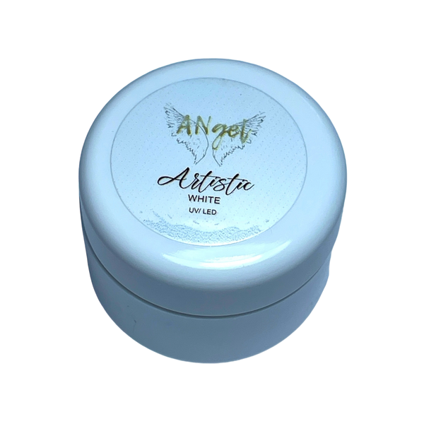 Artistic White Farbgel – hochdeckendes Weiß für feine Nailart – 5ml – TPO & HEMA frei