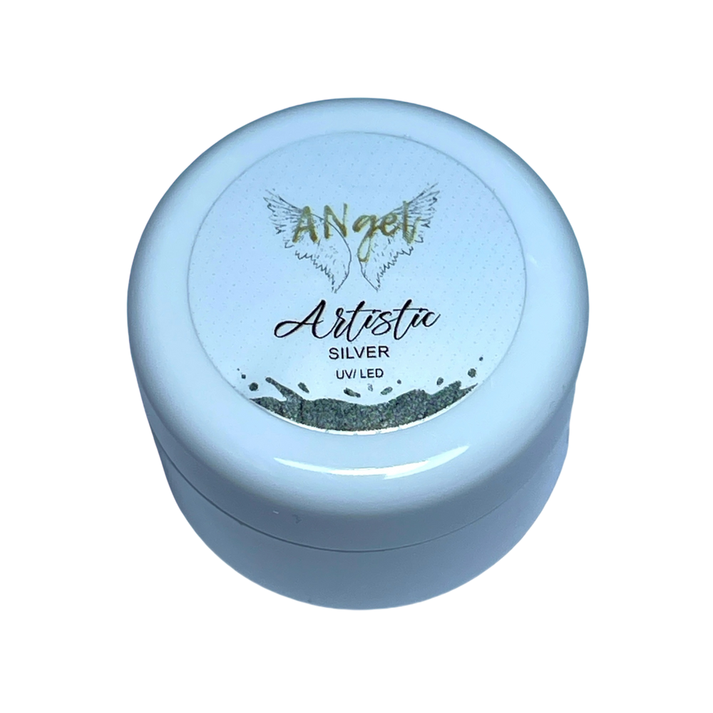 Artistic Silver Nailart-Gel – Metallic Silber – TPO- & HEMA-frei – 5ml