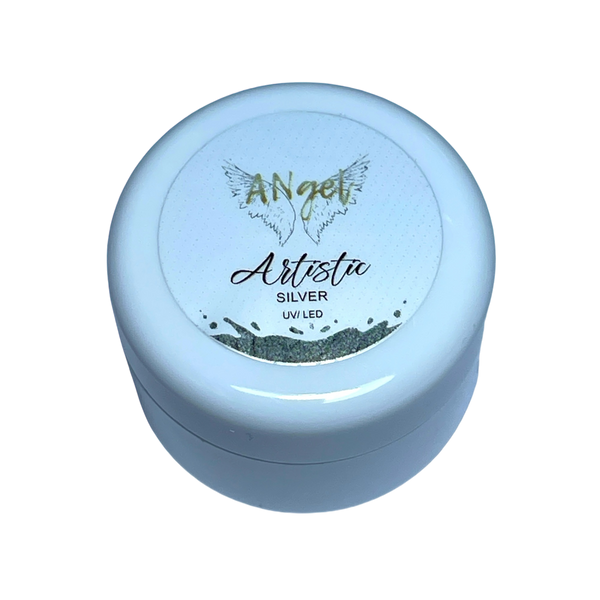 Artistic Silver Nailart-Gel – Metallic Silber – TPO- & HEMA-frei – 5ml
