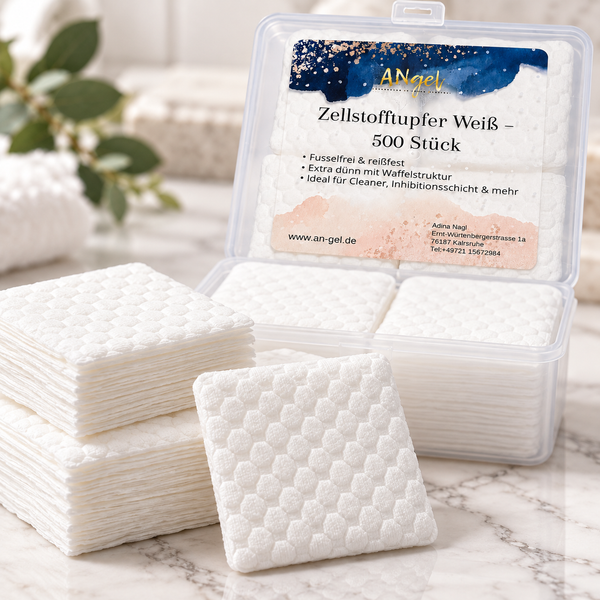 Fusselfreie Zelletten Weiß – 500 Stück