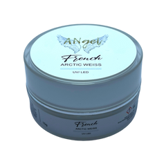 French Arctic Weiß – cremiges French- und Nailart-Gel – ohne Schwitzschicht – TPO & HEMA-frei – 15ml