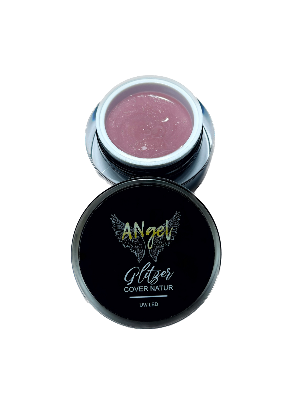 Glitzer Cover Natur – TPO-freies Nude-Gel mit feinem Glitzer