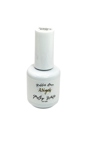 Rubber Base Milky White – cremig-weißes, selbstglättendes UV/LED-Basegel mit Vitamin E, ideal für Babyboomer, Kombitechnik & Problemnägel. TPO-frei & soak-off.