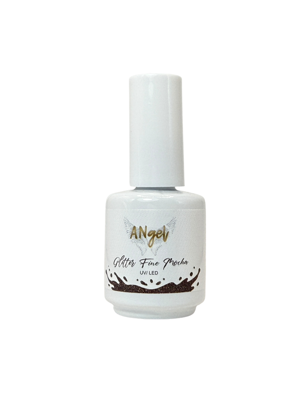 Shellack Glitter Fine Mocha – UV/LED-Lack mit feinem Glitzer – 13g – TPO free