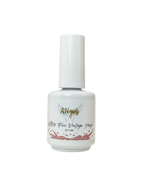Shellack Glitter Fine Vintage Nude – UV/LED-Lack in zartem Nude mit feinem Glitzer – 13g