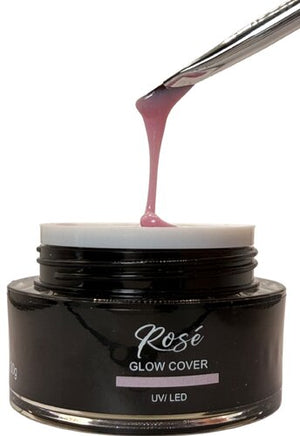 Rosé Glow Cover Gel – Glitzer-Aufbaugel Rosé – TPO free – 30g
