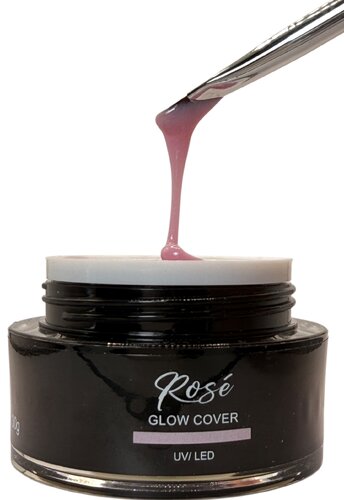 Rosé Glow Cover Gel – Glitzer-Aufbaugel Rosé – TPO free – 30g