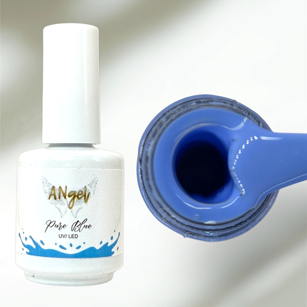 Shellack Pure Blue – UV/LED-Nagellack in klarem Blau – 13g – TPO-frei – Vegan – Made in Germany