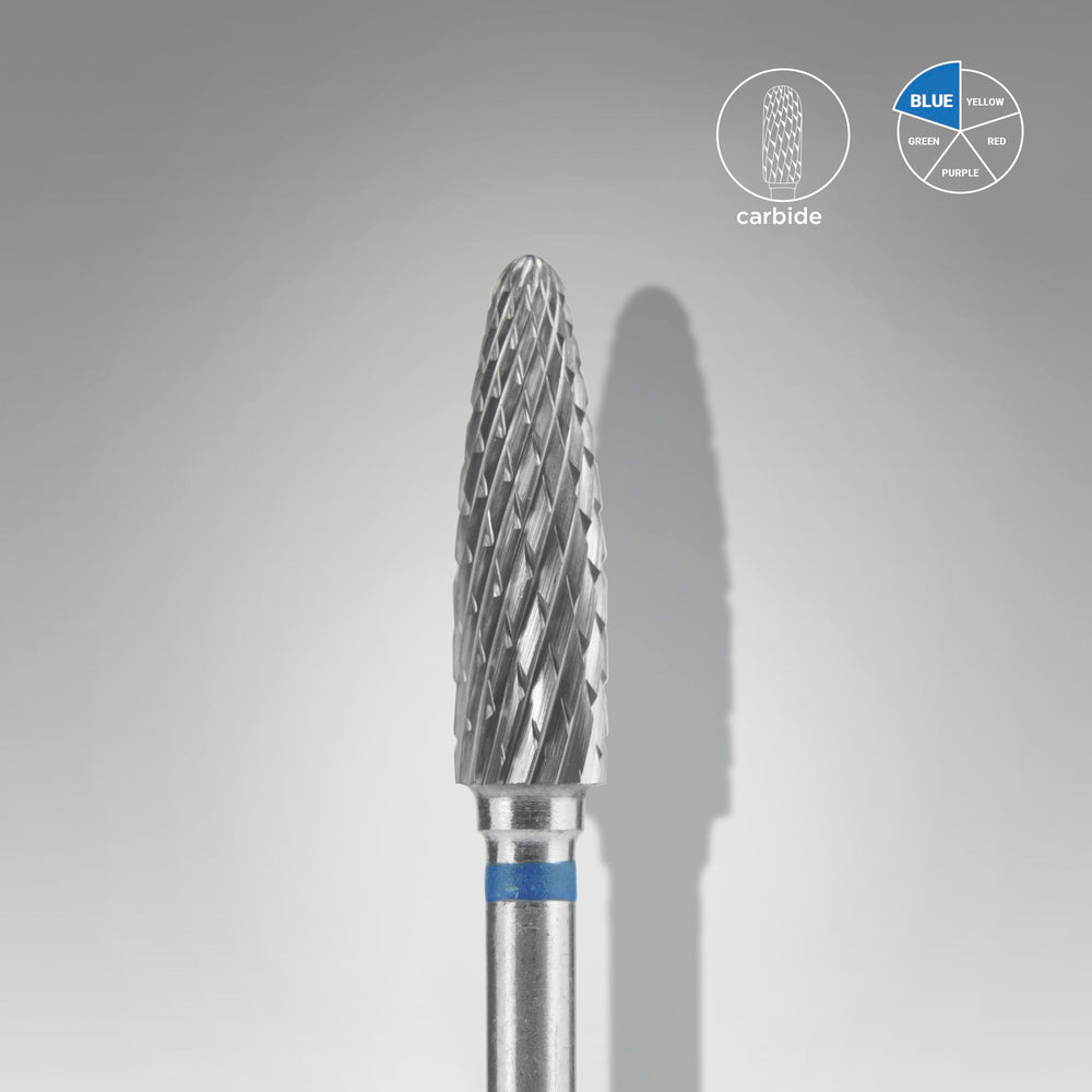 STALEKS Hartmetall-Fräser Maisform Blau FT90B040/14 – 4 mm für Under Refill