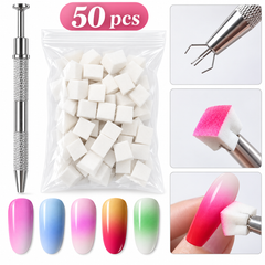 Ombré Schwämmchen Set mit Applikator | 100 Stück
